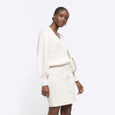 River island white on sale cardigan