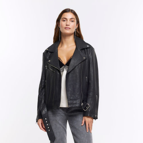 River Island Womens Black Ri...