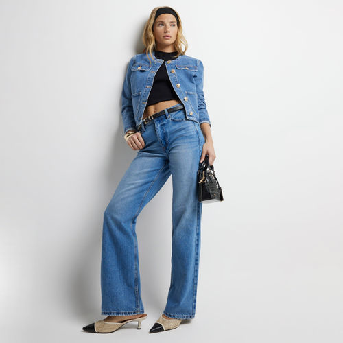 River Island Womens Blue High...