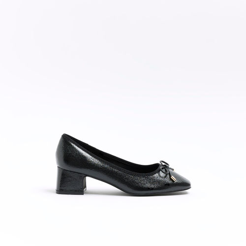 River Island Womens Black Bow...