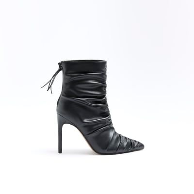 River island store heeled ankle boots