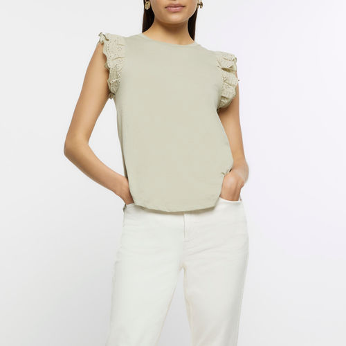 River Island Womens Khaki...