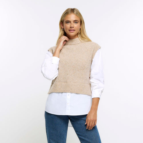 River Island Womens Beige...