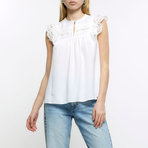 River Island Womens White...