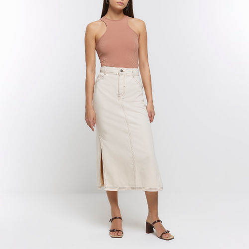 River Island Womens Ecru Midi...