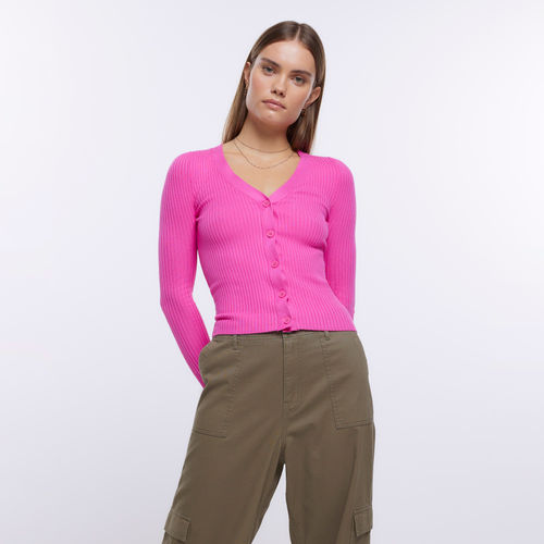 River Island Womens Pink Knit...