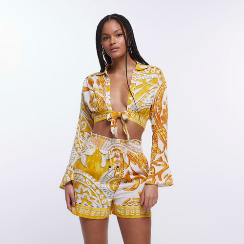 River Island Womens Yellow...