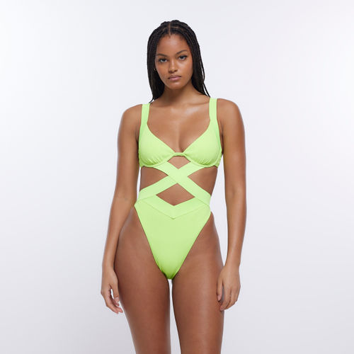 River Island Womens Lime...