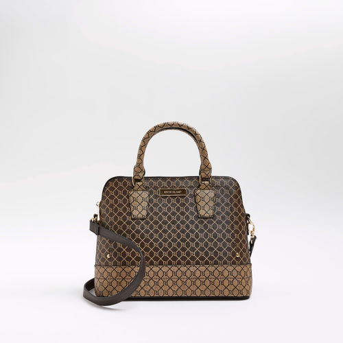 Brown RI Monogram tote bag