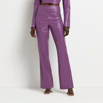 River Island  Pants  Jumpsuits  River Island Faux Leather Pants   Poshmark