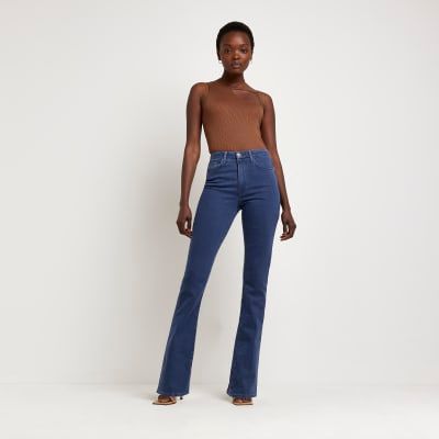 Mid waist shop flare jeans