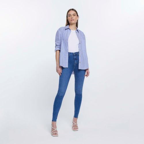 River Island Womens Blue High...