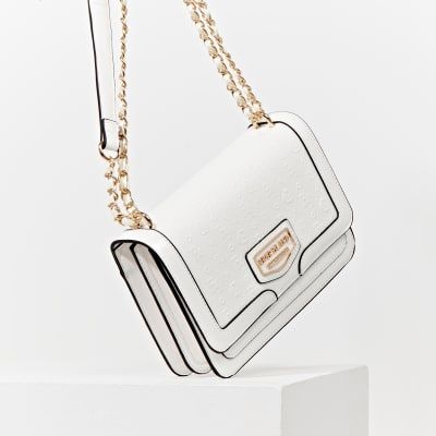 River island sales white purse