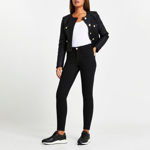 River Island Womens Black Mid...