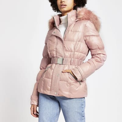 River island store belted coat