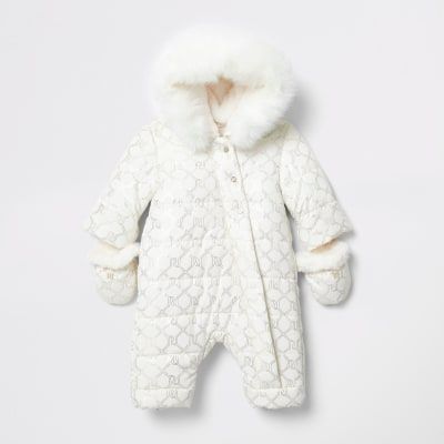 River island snowsuit sales baby girl