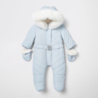 river island baby boy snowsuit