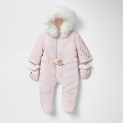 Baby girl snowsuit river best sale island