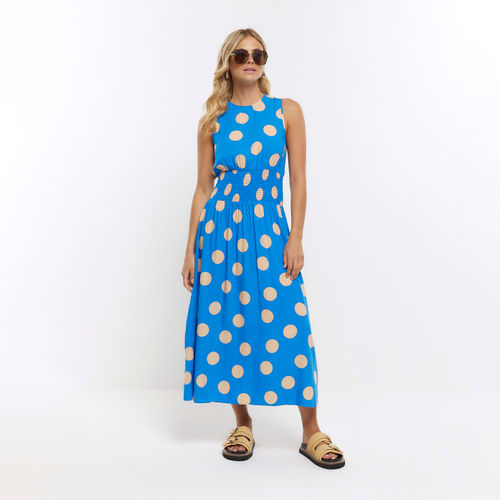 River Island Womens Blue Spot...