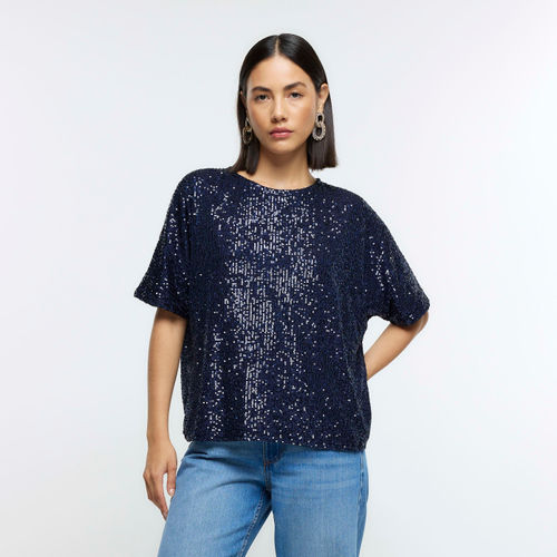 River Island Womens Navy...