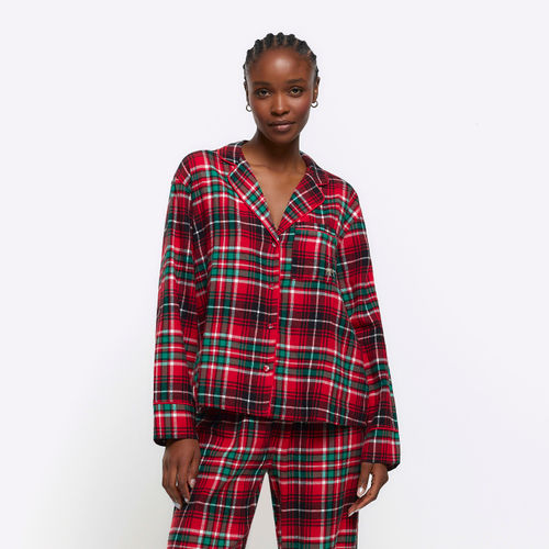 River Island Womens Red Check...