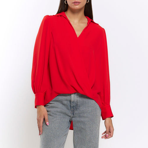 River Island Womens Red Long...