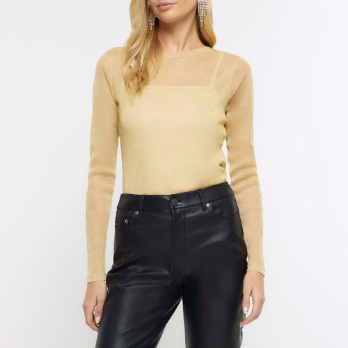 River Island Womens Gold...