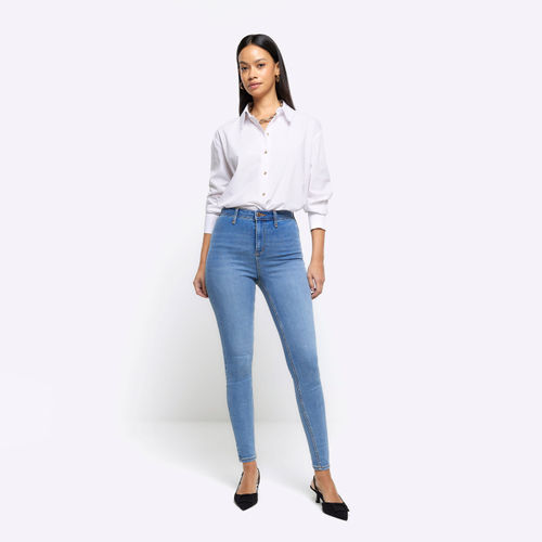 River Island Womens Blue High...