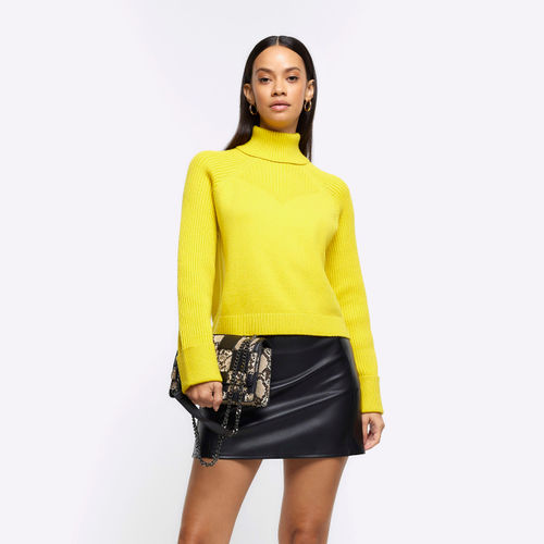 River Island Womens Yellow...