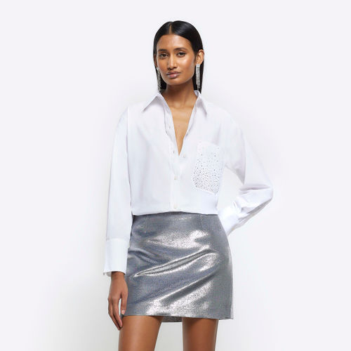 River Island Womens Silver...