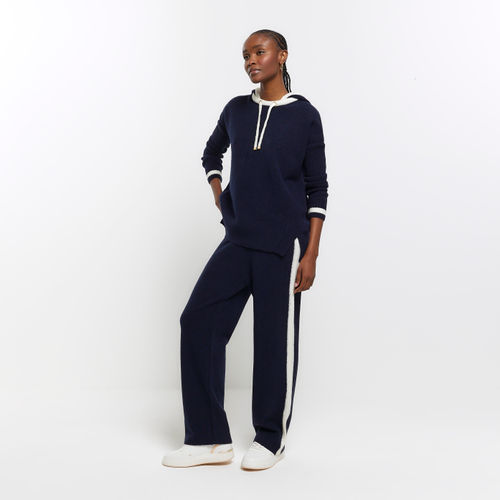 River Island Womens Navy Knit...