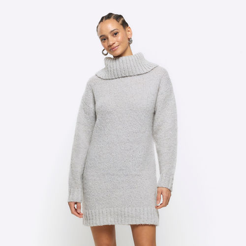 River Island Womens Grey Roll...