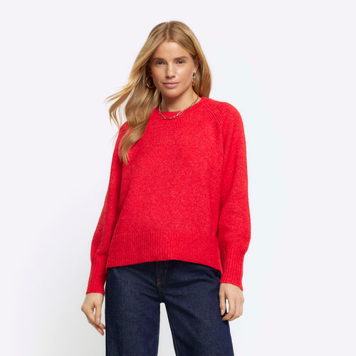 River Island Womens Red Knit...