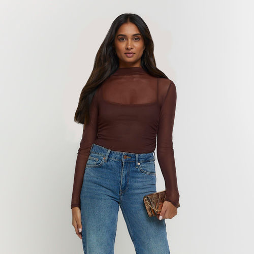 River Island Womens Brown...