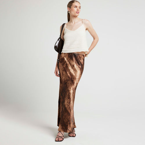 River Island Womens Brown...