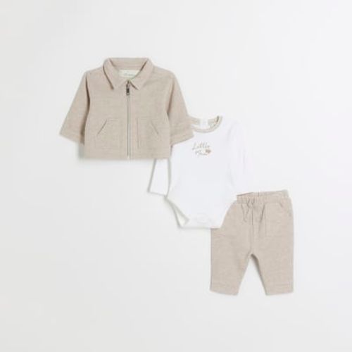 River Island Baby Boys Beige...