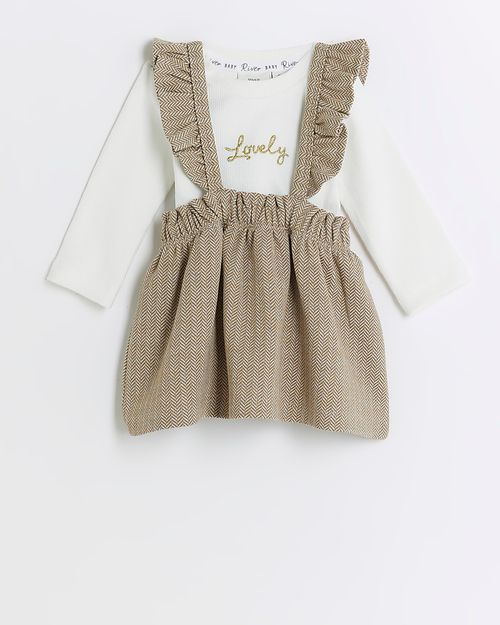 River Island Baby Girls Beige...