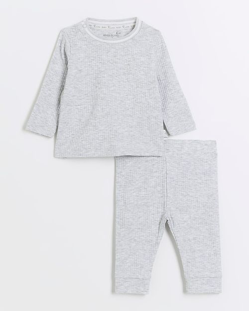 River Island Baby Grey Rib...