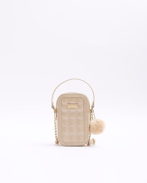 River Island Beige Quilted...