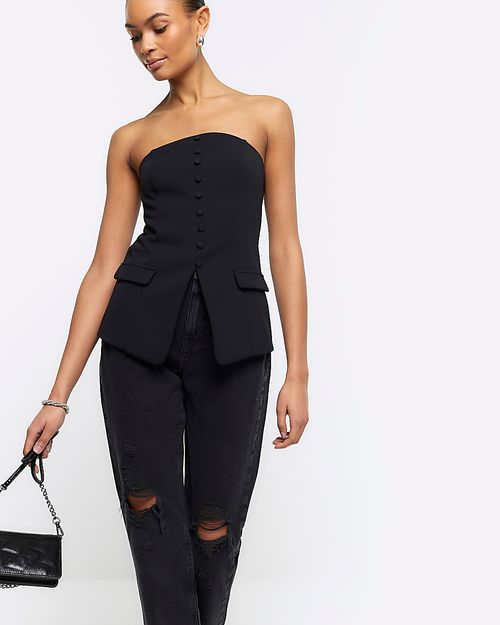 River Island Womens Black...