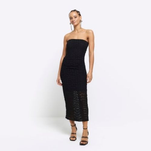 Bandeau Lace Midi Dress