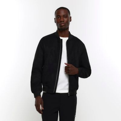 River island suede jacket on sale mens