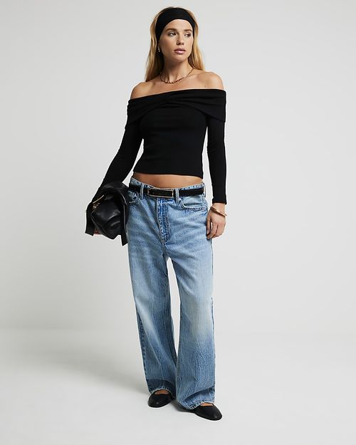 River Island Womens Black...