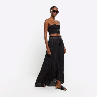 Black and white 2025 skirt river island