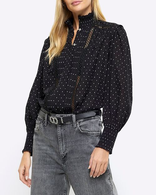 River Island Womens Black...