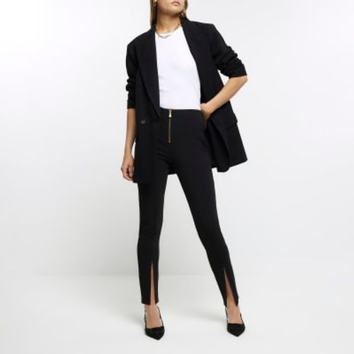 River Island Womens Black Zip...