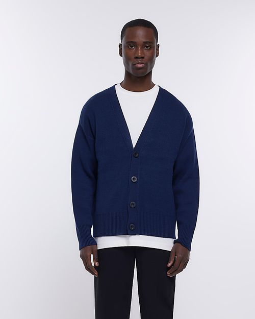 Mens River Island Blue Boxy...