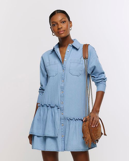 River Island Womens Blue...