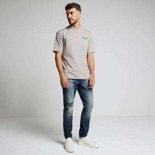 Mens River Island Blue Faded...