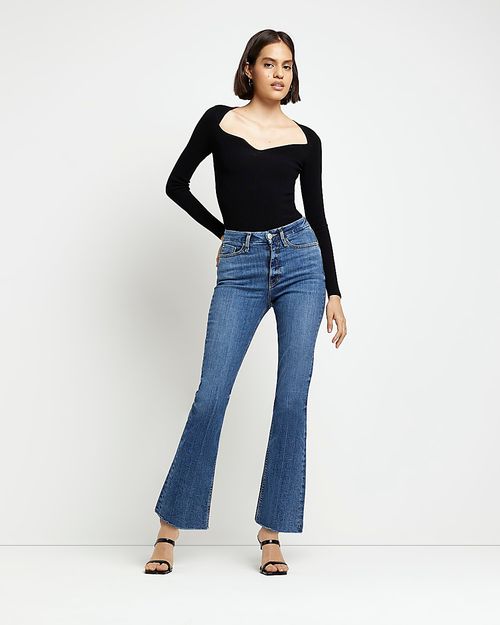 River Island Womens Blue High...